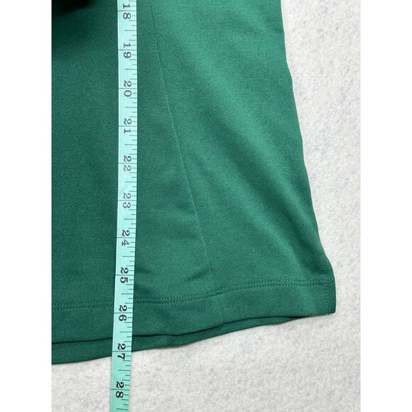 Nike Polo Shirt Womens Large Pine Green Yellow Dri-FIT Athletic Golf DX6950-302 - Picture 6 of 8